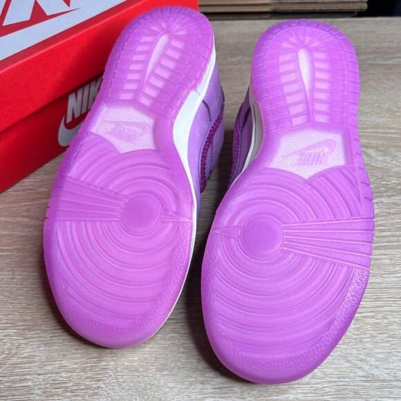 Nike Dunk Low PRM MF Rush Fuchsia Custom with Purple Crystals - Picture 10 of 10